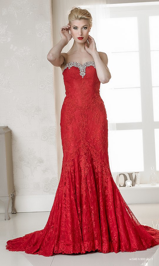 red wedding dresses