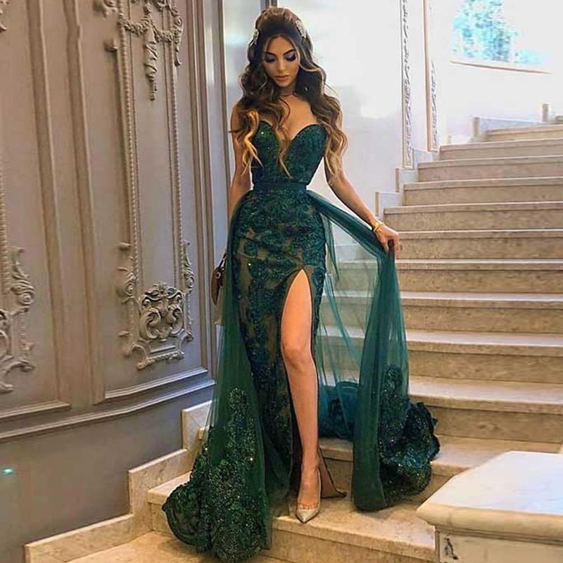 green prom dresses
