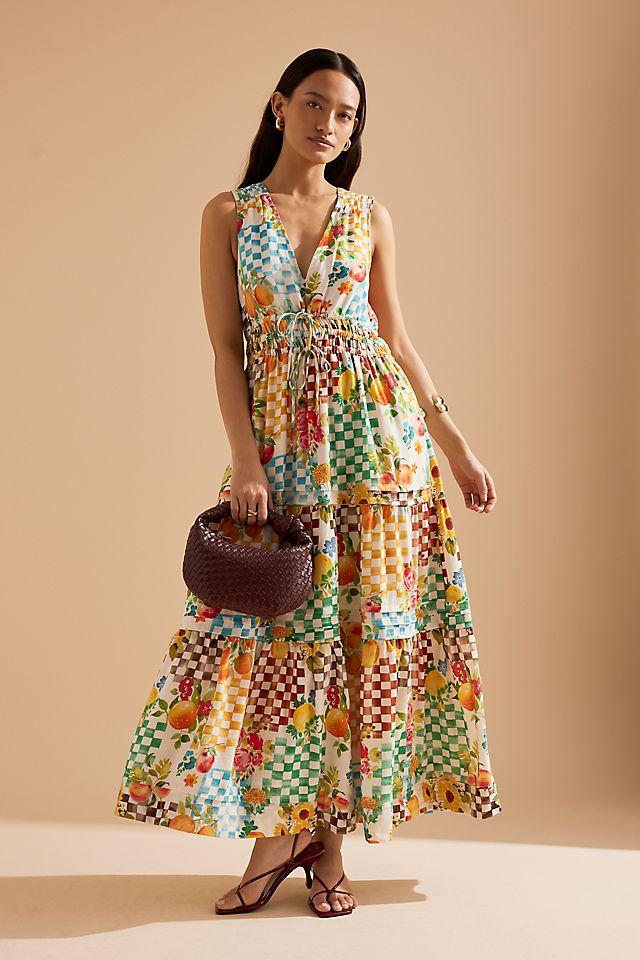 linen maxi dress