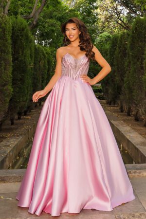 pink prom dresses