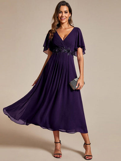 purple wedding dress